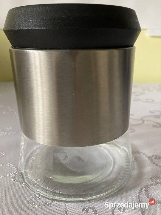 Pojemnik Metalowo Szklany Słoik na Produkty Czerwionka-Leszczyny sprzedam