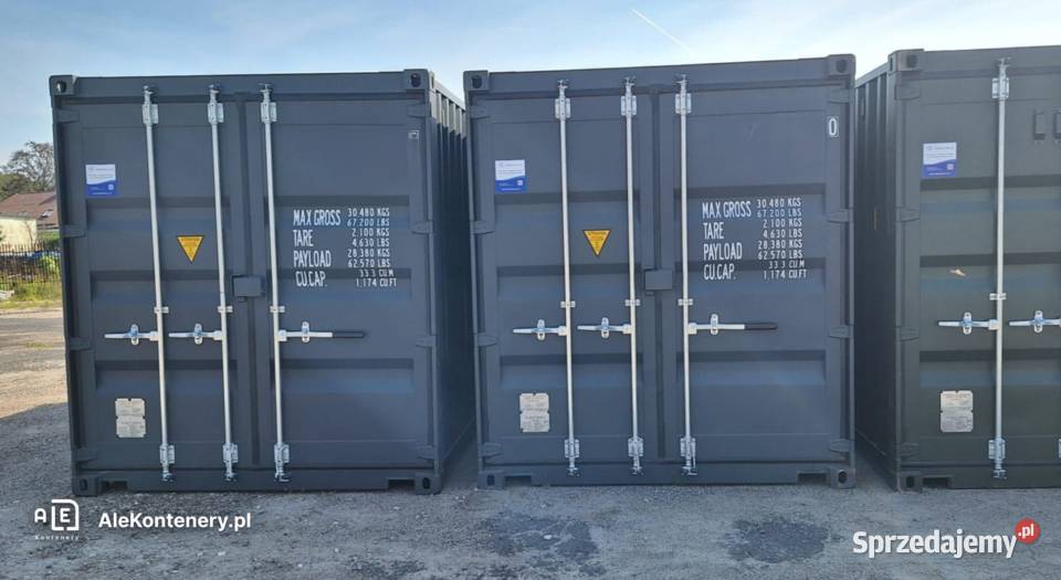 KONTENER MORSKI 20DV Antracyt NOWY dostępny ręki Tuchola