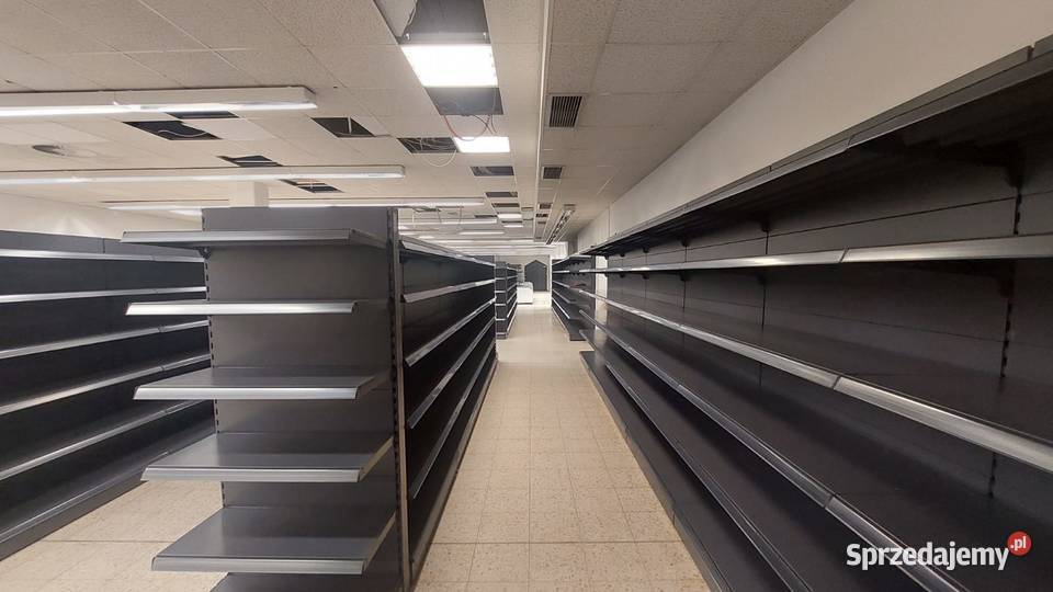 Regał sklepowy przyścienny Mago regał metalowy Biznes i Przemysł