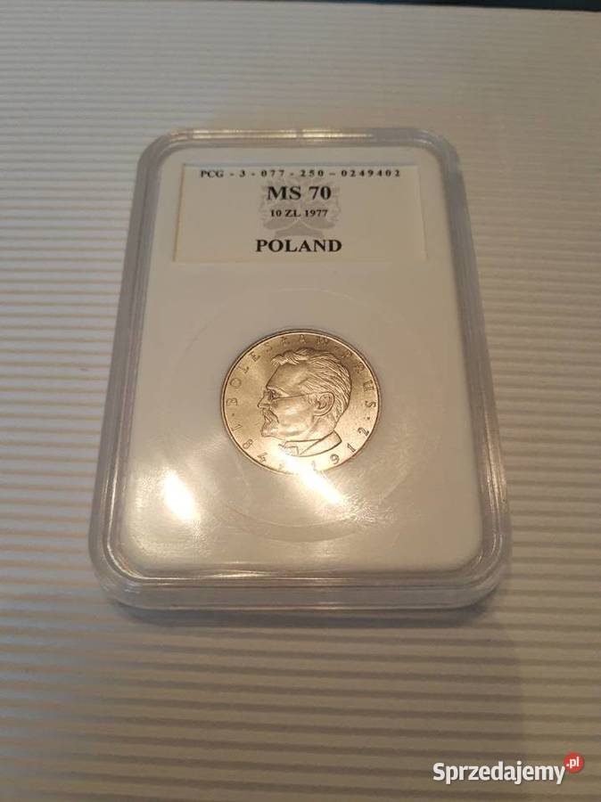 10 Bolesław Prus 1977 PCG MS70 Siemianowice Śląskie