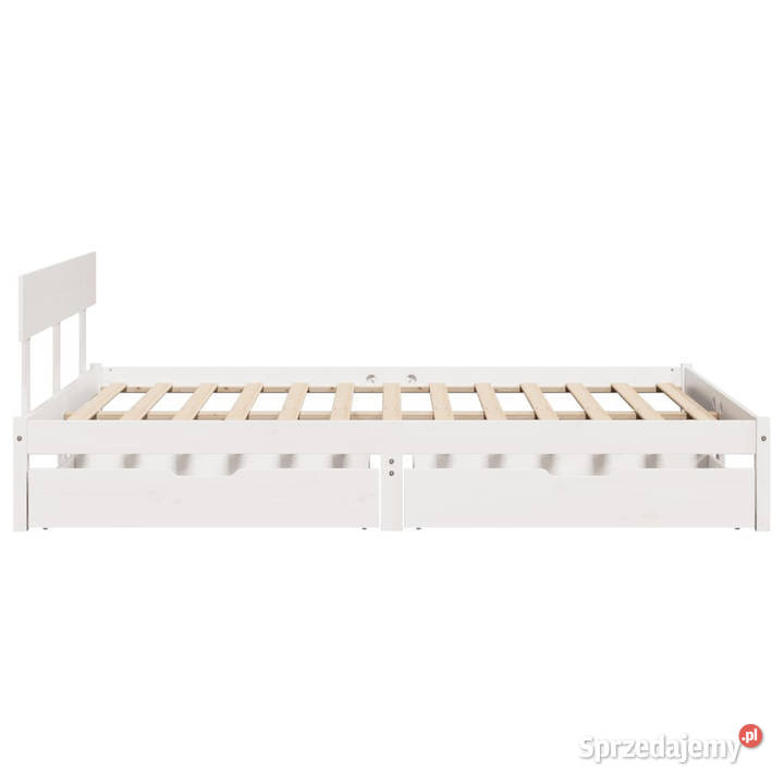 Rama łóżka bez materaca biała lite drewno 70cm Warszawa sprzedam