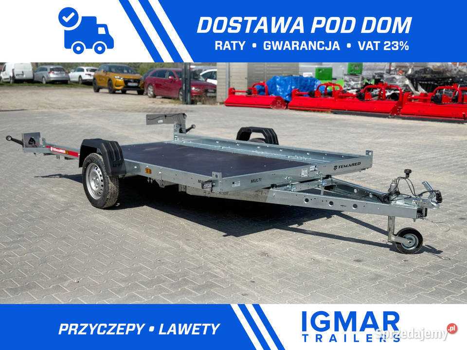 Przyczepa TEMARED MULTITRANSPORTER 3318 075T DMC wielkopolskie Cegielsko sprzedam