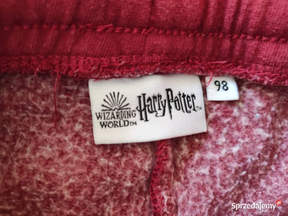Harry Potter spodnie bordowe dziecięce dres Kielce