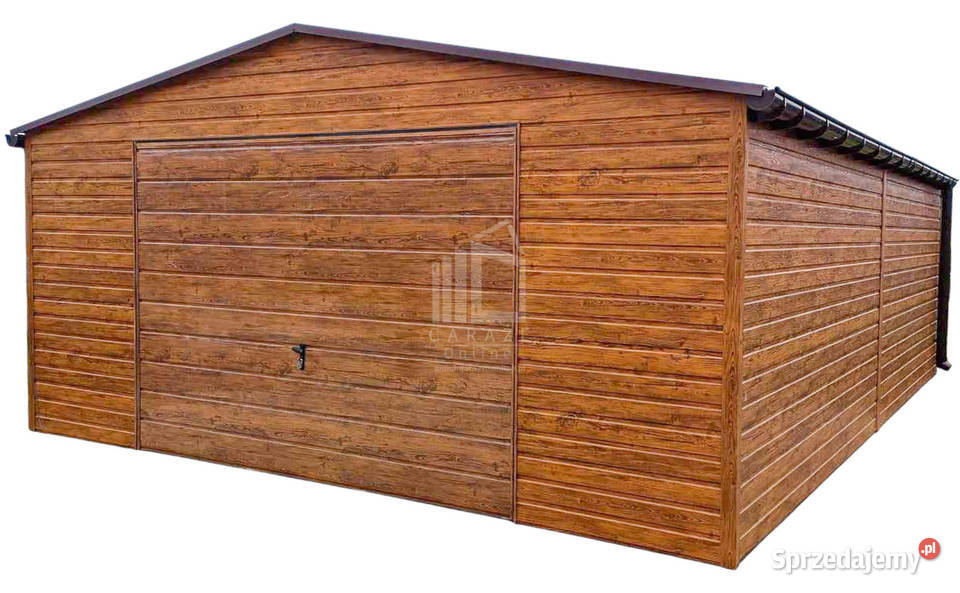 Garaż blaszany 6x6m Brama uchylna drzwi 2x okno 431zł/m2 Oświęcim
