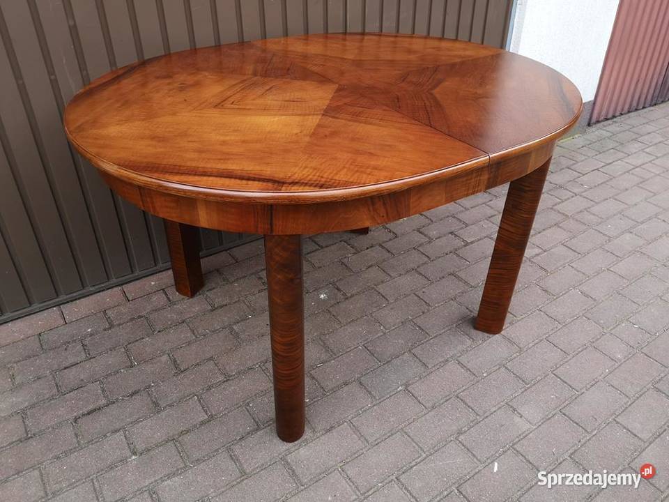 Stół ARTDECO Orzech Sygnowany Rozkładany Stary sprzedam