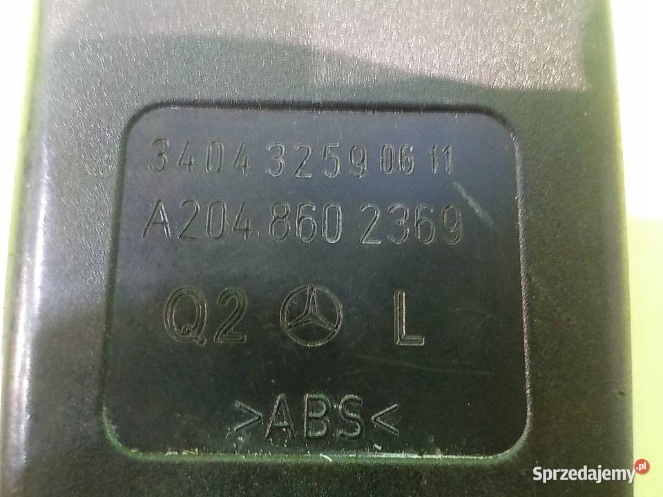 MERCEDES C W204 11r SEDAN 4D zapinka pasa lewa mazowieckie Suków