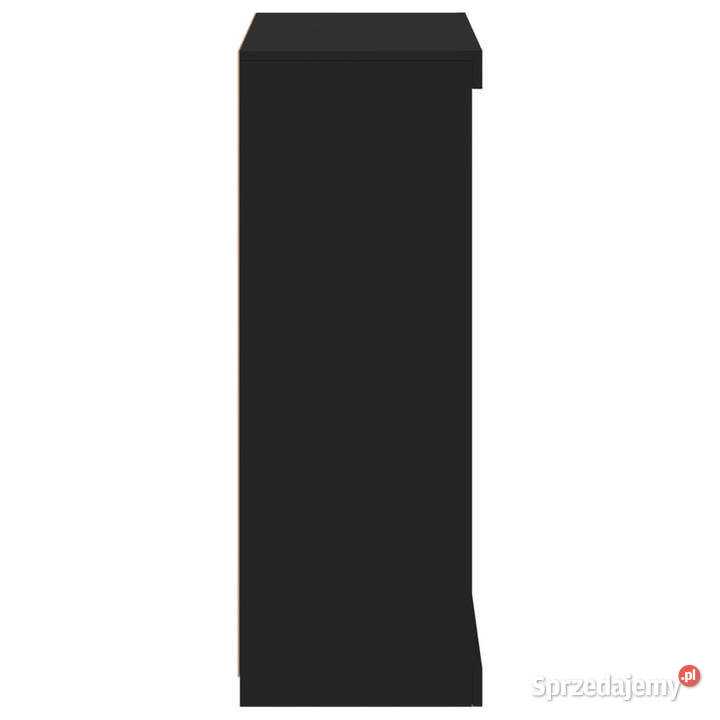 Szafka z oświetleniem LED czarna 605x37x100 mazowieckie Warszawa