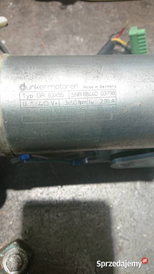 Napęd drzwi Dunkenmotoren GR 63x55 40 V DC