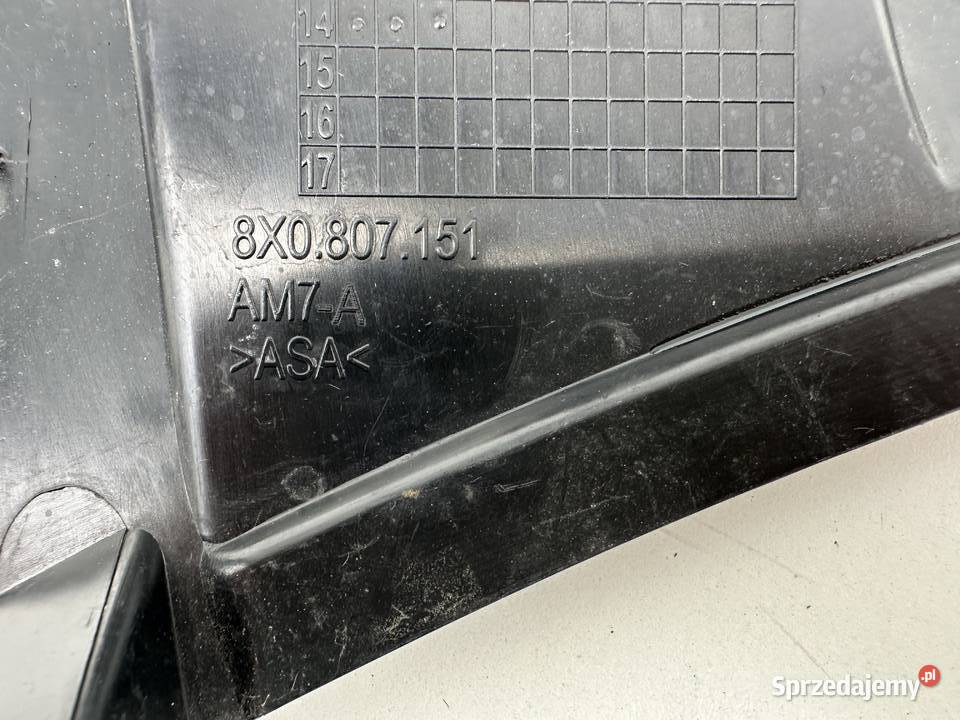 WSPORNIK ZAKOŃCZENIE ZDERZAKA PRZEDNIEGO AUDI A1 Międzychód