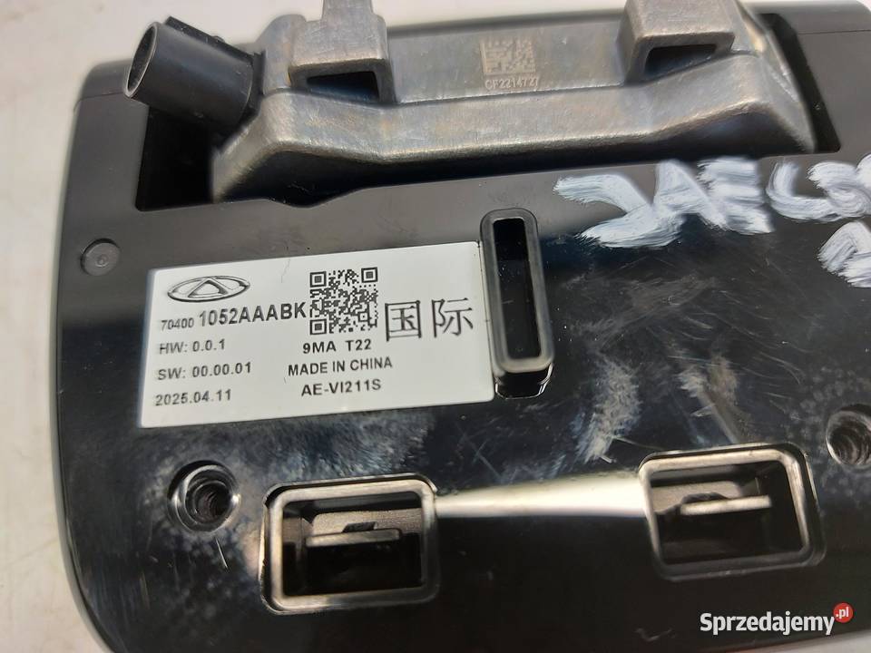 Jaecoo 7 PHEV 2025r czujnik moduł wyświetlacz dolnośląskie sprzedam