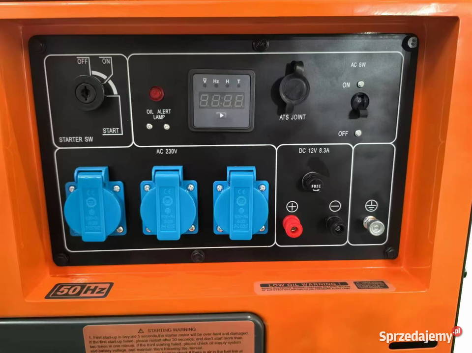 Agregat prądotwórczy DIESEL ATS 7000W 12230V Narzędzia sprzedam