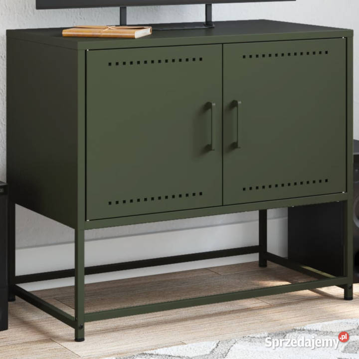 Szafka pod telewizor oliwkowa 685x39x605 stalowa Warszawa