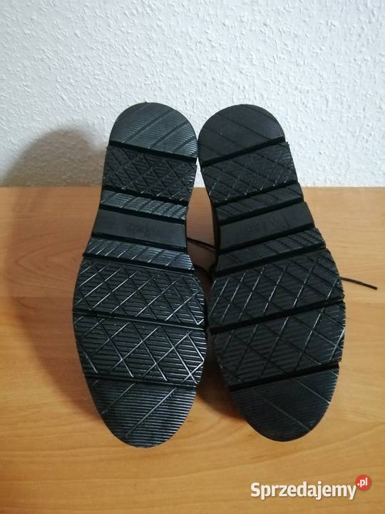 AJ Armani Jeans męskie półbuty wizytowe czarne Moda i Styl