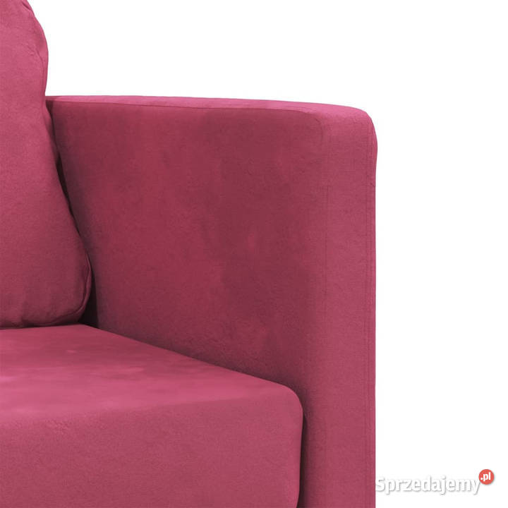 Sofa podłogowa 2w1 winna czerwień 122x204x55 Warszawa sprzedam