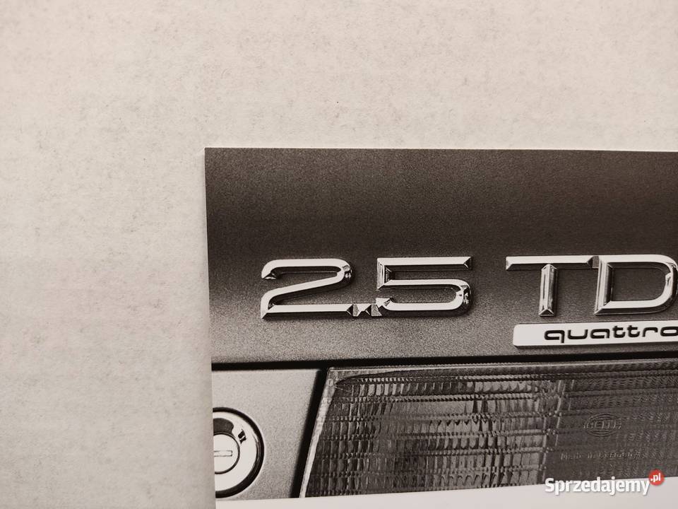 Pocztówka widokówka Audi silnik 25TDI quattro Głuchołazy sprzedam