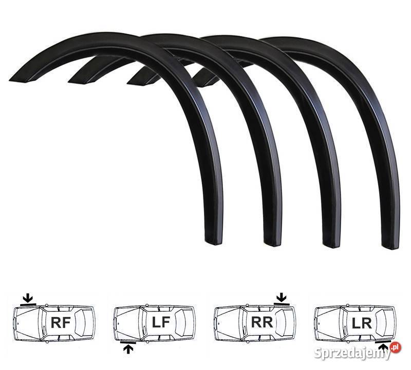 Listwy nakładki na błotniki 4 Lexus ES 300