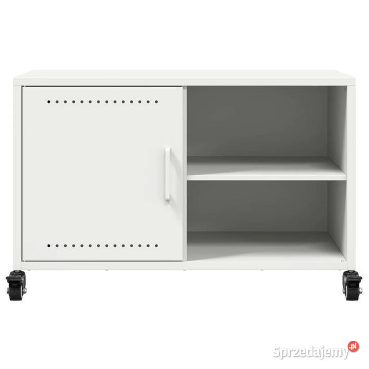 Szafka RTV biała 68x39x435 stal WM846673 Warszawa