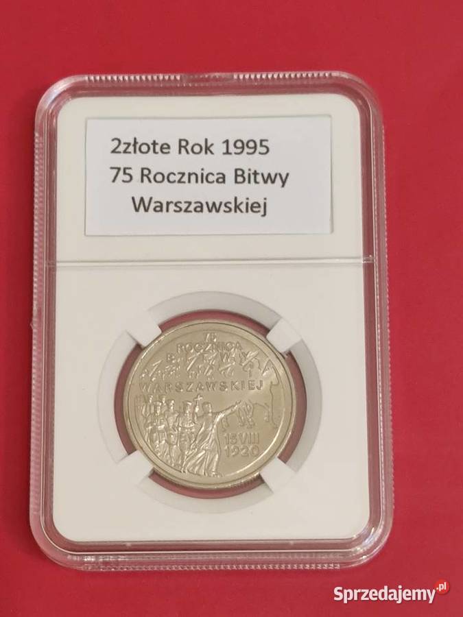 1995r Moneta 2 Bitwa Warszawska mennicza Lębork