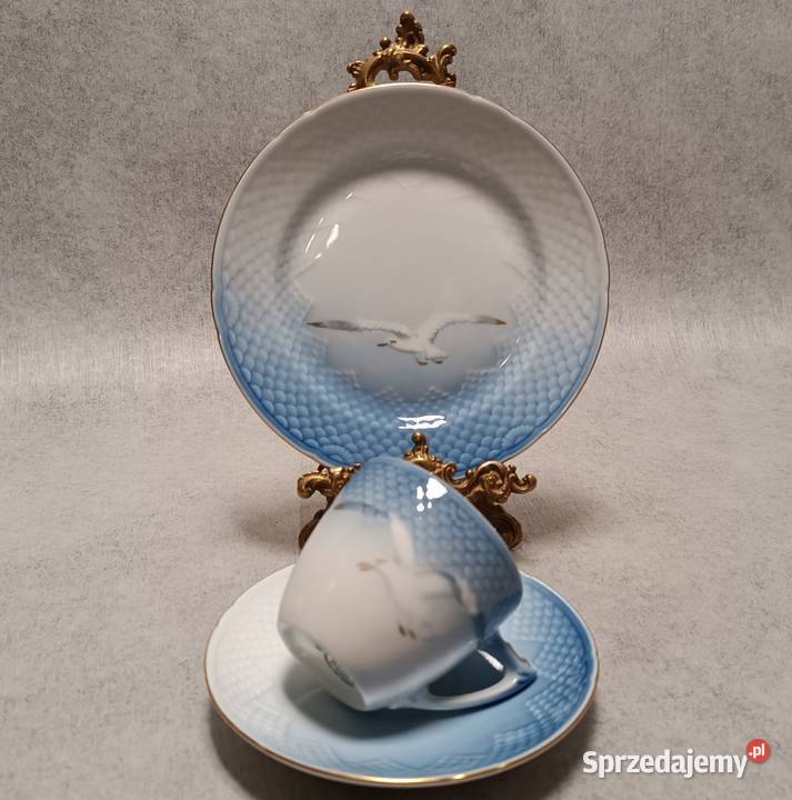 BG Bing Grondahl Zestaw Śniadaniowy Trio Dania Antyki, Sztuka, Kolekcje Świnoujście