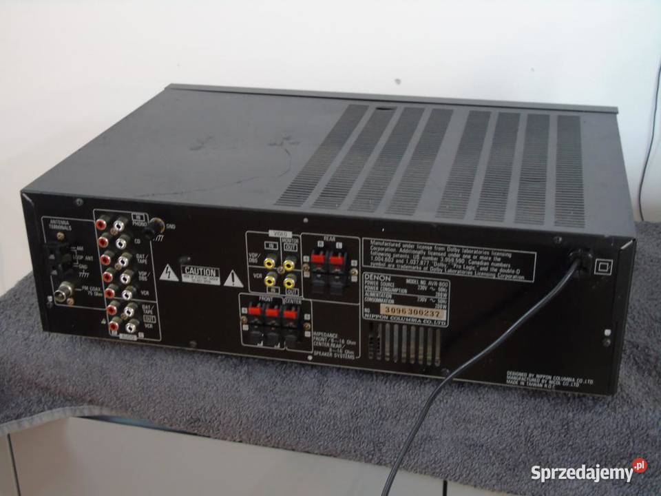 Amplituner Denon AVR800 mocny DOSTAWA sprzedam