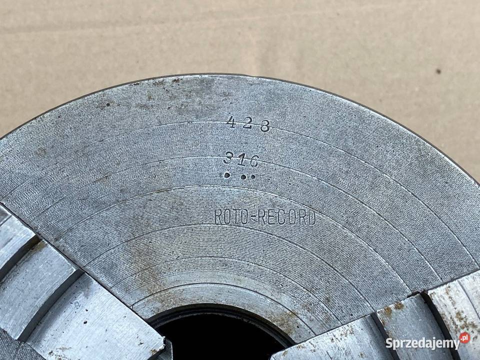 Uchwyt Tokarski 3 Szczękowy Fi 190mm RotoRecord wielkopolskie sprzedam