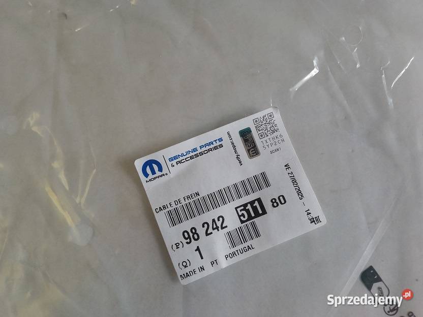 9824251180 Oryginalna linka hamulca ręcznego Olsztyn