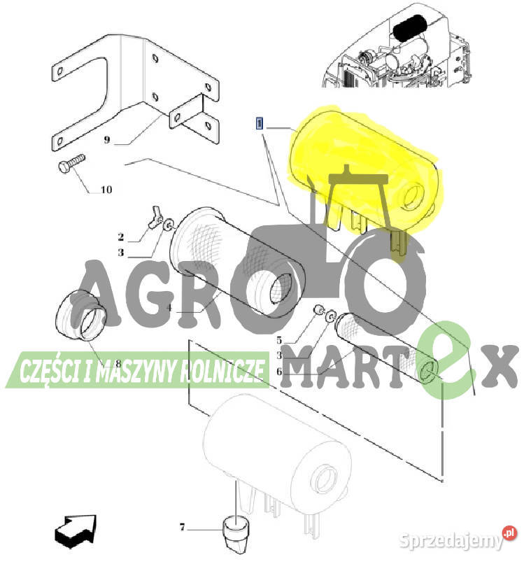 84465112 73403694 FILTR POWIETRZA CNH Wichrów sprzedam