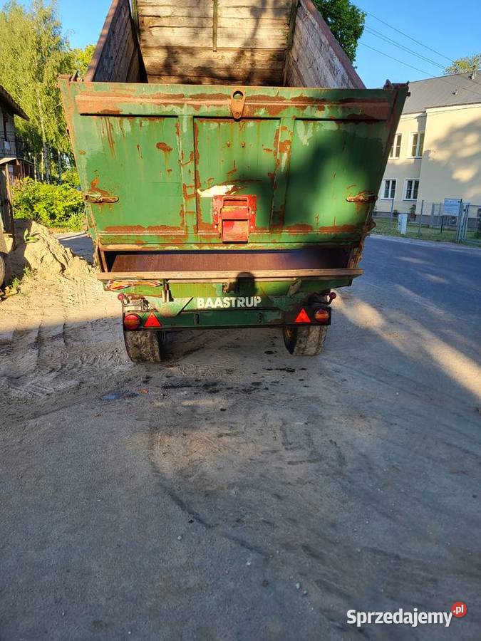 Przyczepa na tandemie 3x stronny wywrot BAASTRUP Wąbrzeźno
