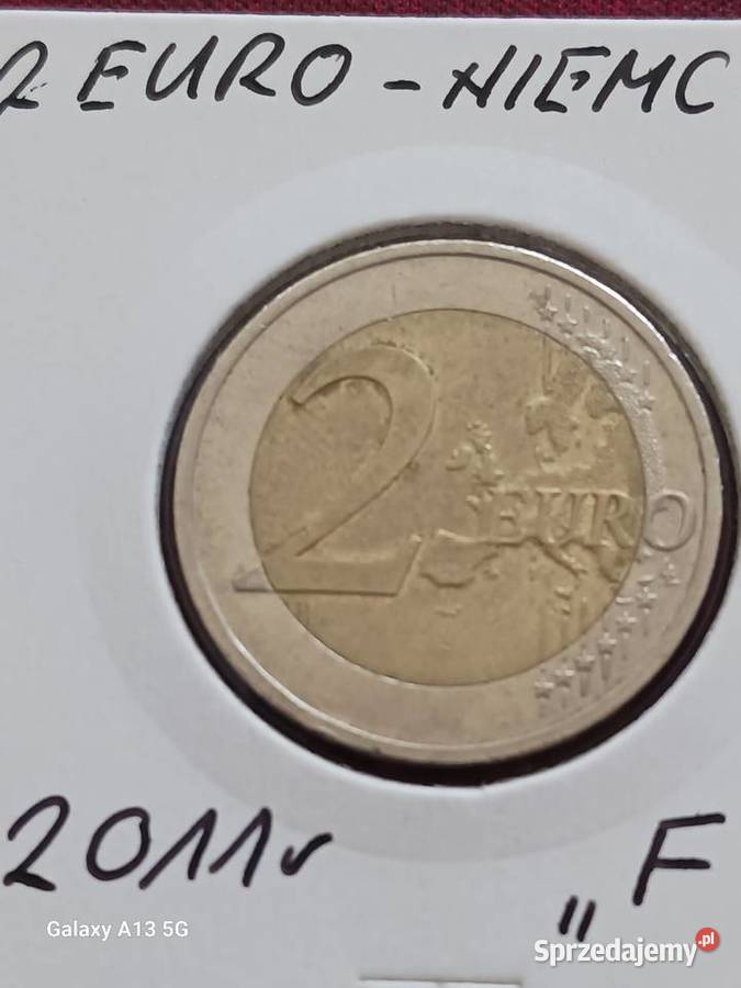 2 Euro Niemcy 2011 r men F Konin