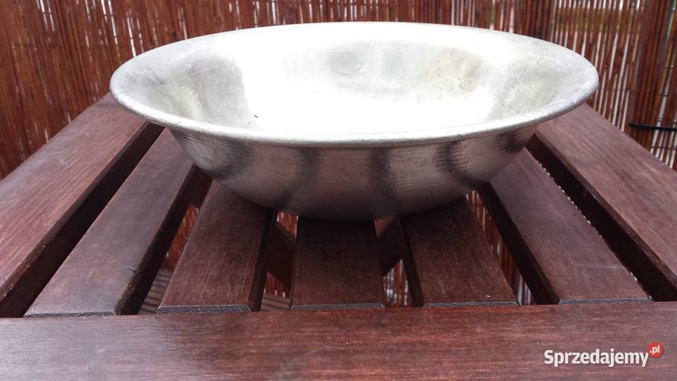 Stara miska aluminiowy retro Warszawa