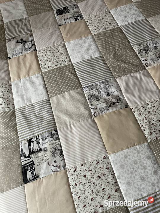 Narzuta patchwork 150205 Beżowa warmińsko-mazurskie