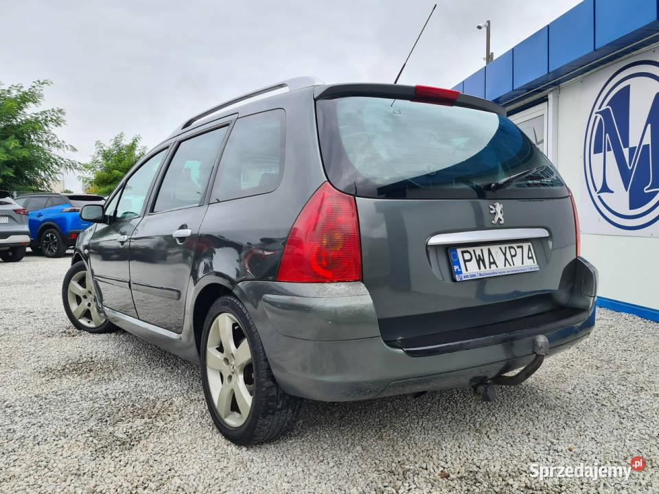 Peugeot 307 SW 7Osbowy SzklanyDach Klimatronik światła przeciwmgielne