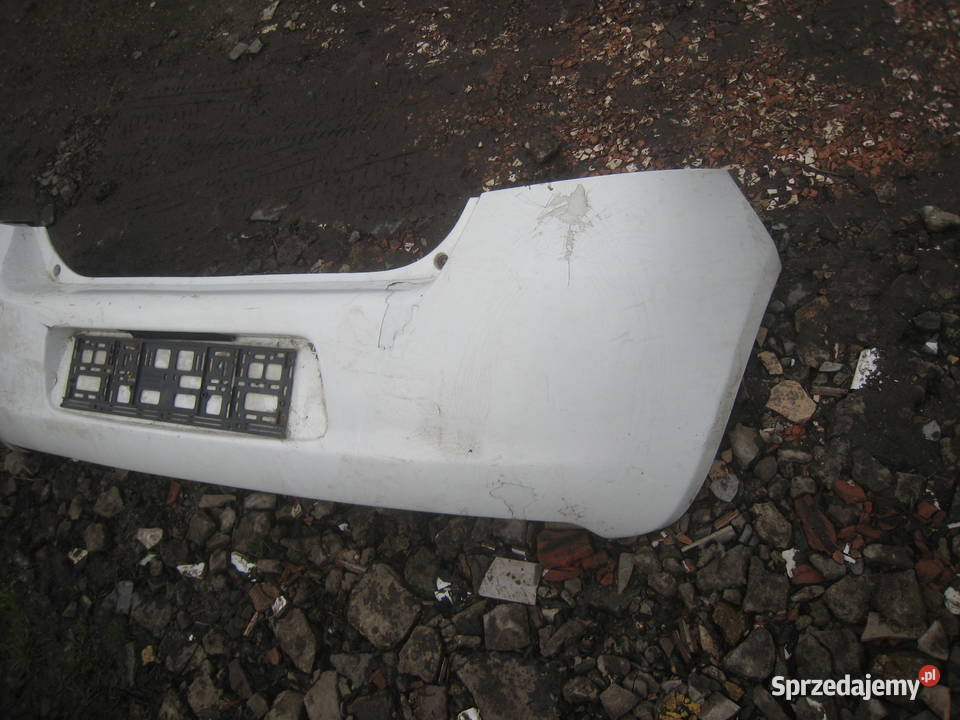 Zderzak tylny tył biały Toyota Yaris II 06 małopolskie Kraków