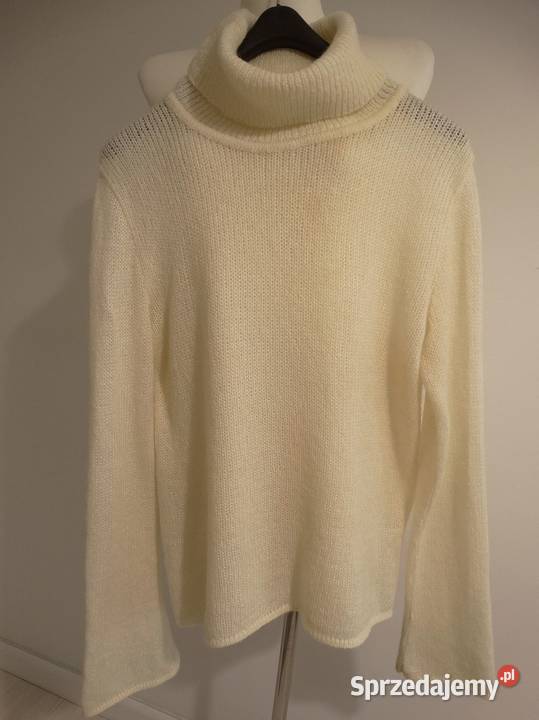 Sweter z Golfem Moherowy Mohair Kid Wełniany podlaskie Łomża