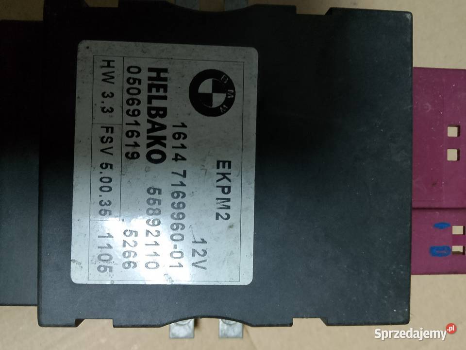 BMW E60 moduł sterownik pompy paliwa 1614 Nieborowice