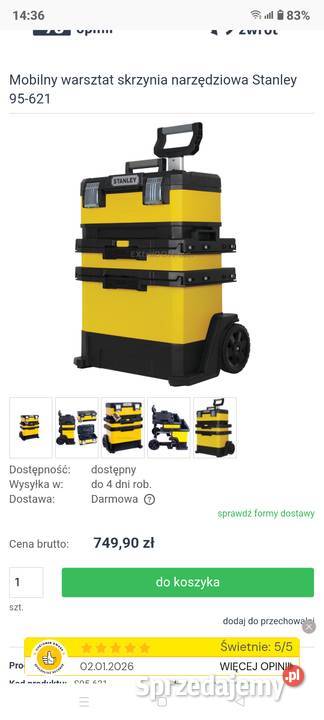 Skrzynia walizka narzędziowa Pozostałe śląskie Dąbrowa Górnicza sprzedam