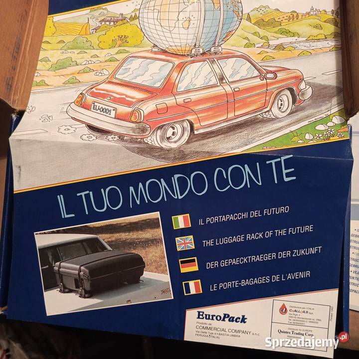 Bagażnik samochodowy dachowy na przyssawki Tychy