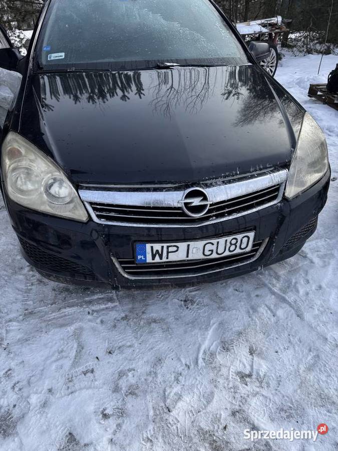 Opel Astra H czarna hatchback na części