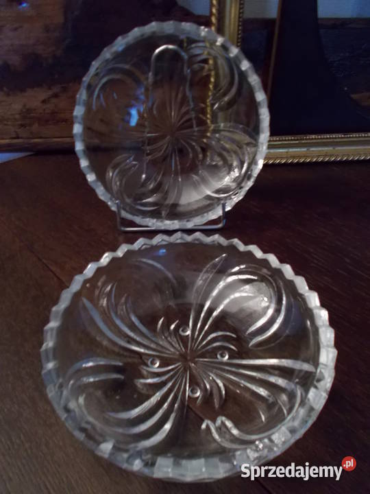 Kryształowa Bombonierka Bomboniera 2 Salaterki