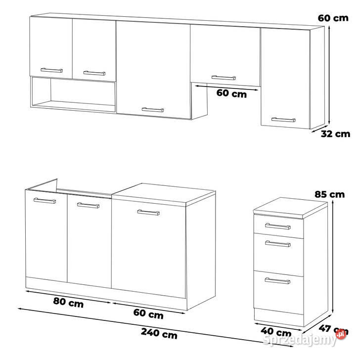 Meble Kuchenne Nowoczesne Zestaw Mebli Elbląg