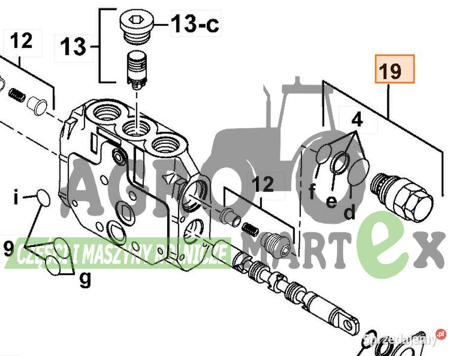 25221905 25221905 ZAWÓR ROZDZIELACZA JCB Wichrów