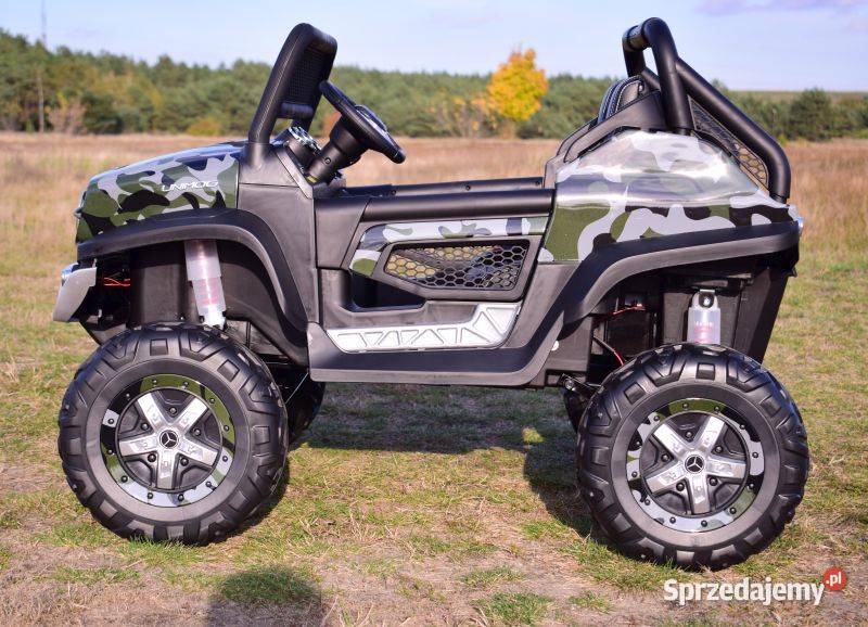 Auto samochód na akumulator MERCEDES UNIMOG 4x4 śląskie Myszków