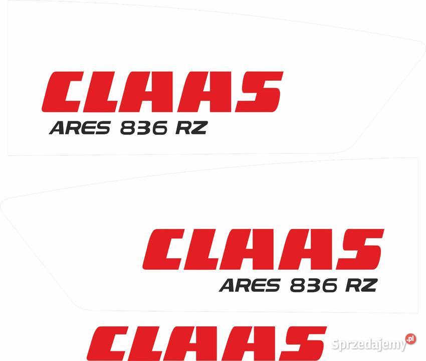 Naklejki Claas Ares 836 RZ i inne modele super Pozostałe Bydgoszcz sprzedam