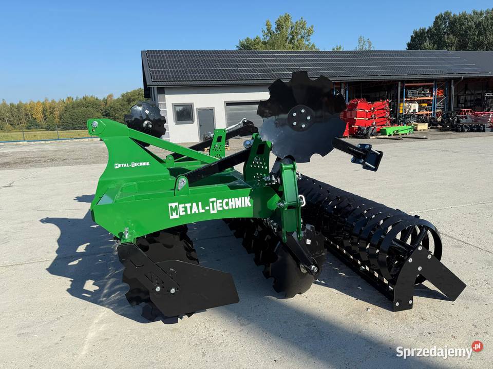 1 Brona talerzowa MetalTechnik 30m wał daszkowy Brony Środa Śląska sprzedam