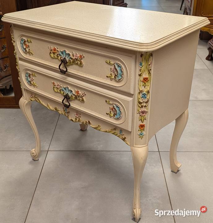 Piękna komoda ludwikowska ecrusklep Dąbrowa Dąbrowa Górnicza sprzedam