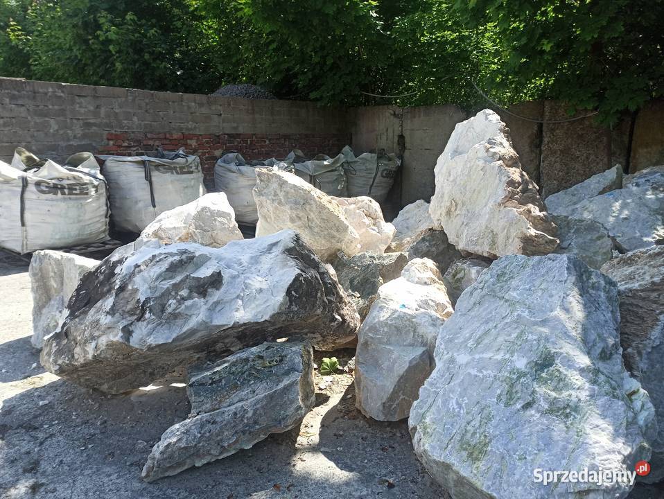 Głaz Pastelowy Jasny kamień duże Głazy Jasne Jaworzno