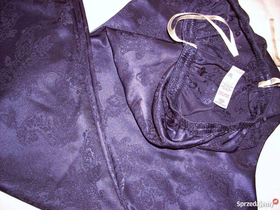 BHS Spodnie do Spania Żakardowe Granat 40 42 Nowy Sącz