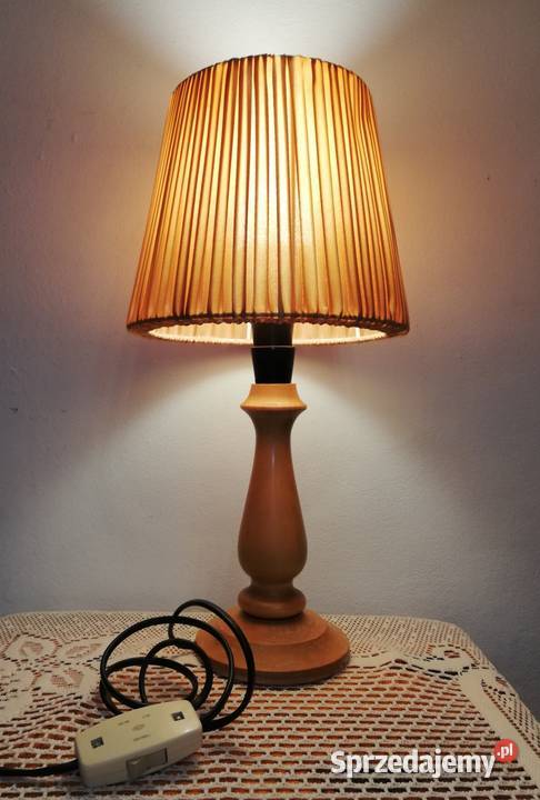 Lampka nocna z epoki PRL lata 70te XX w Warszawa