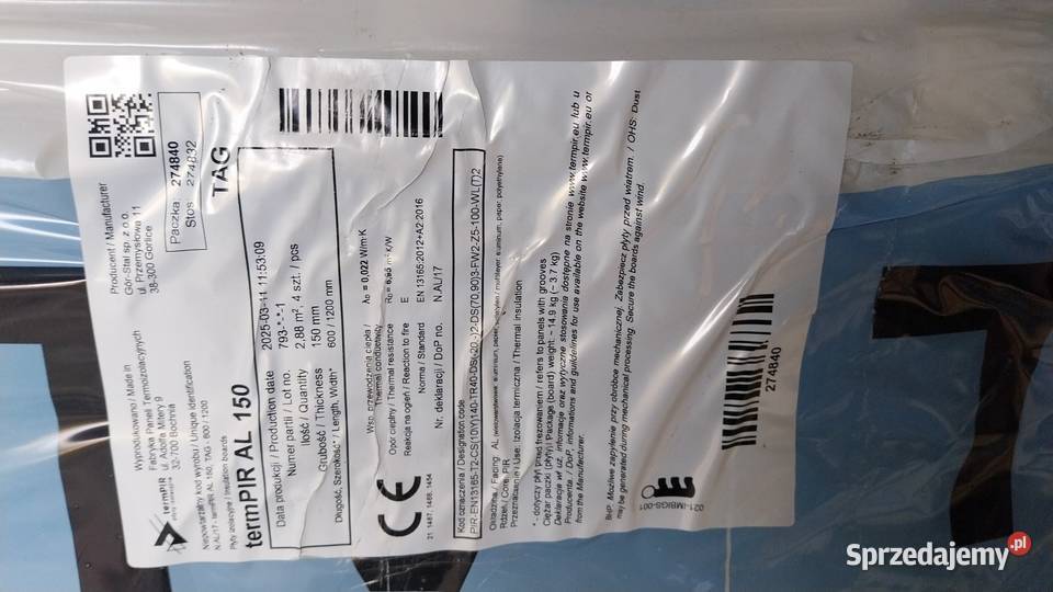 Plyta PIR 15 ocieplenie