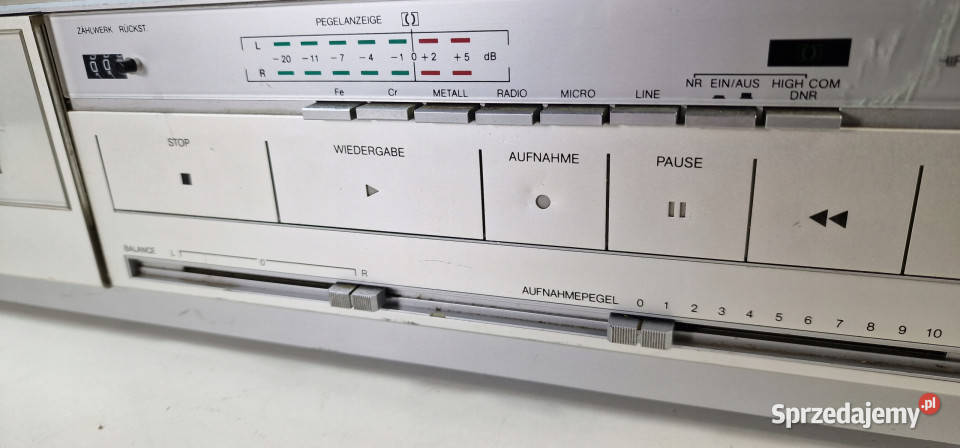 Magnetofon Cassette Deck Telefunken HC800 HC 800 wielkopolskie Międzychód